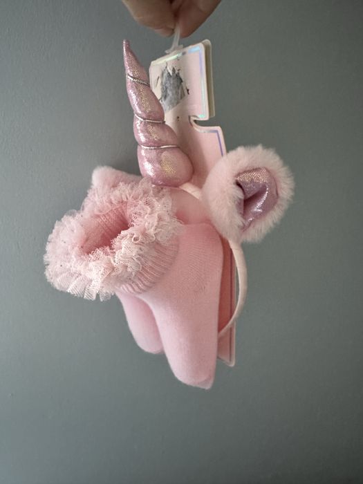 Zestaw skarpetek i opaska z jednorożcem z USA