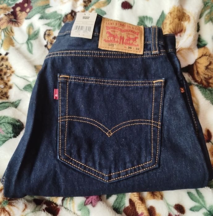 Джинсы LEVI'S 505 36W32L medium/dark  оригинал