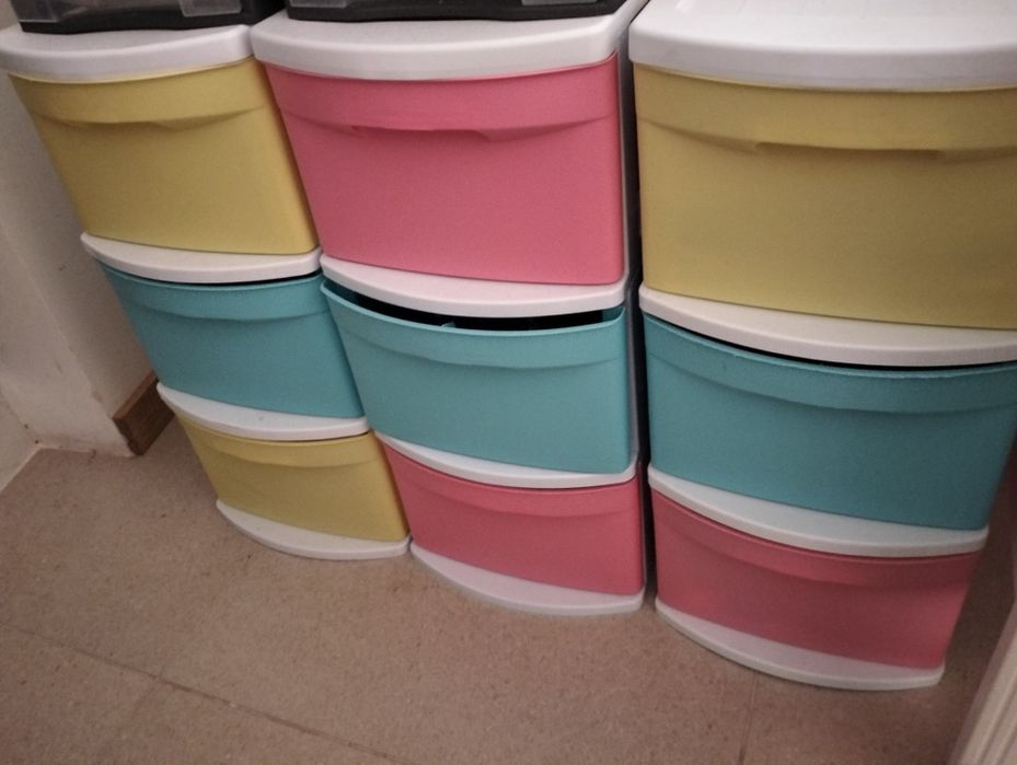 3 Módulos com 3 gavetas