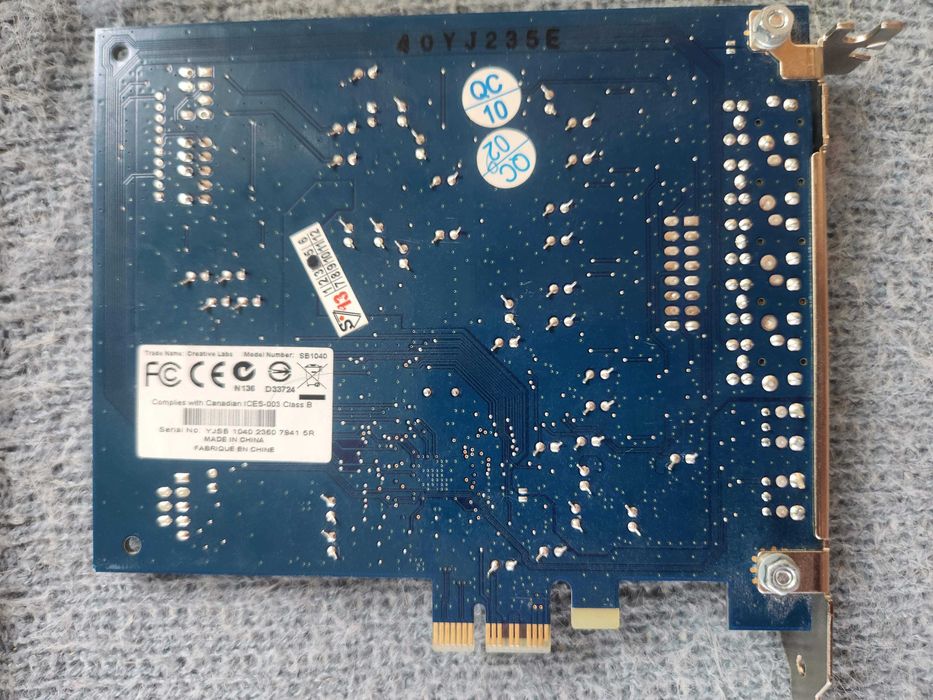 Звуковая карта PCI-e Creative X-Fi Titanium DSP 7.1 оптовыход оптовход SB0880 премиум