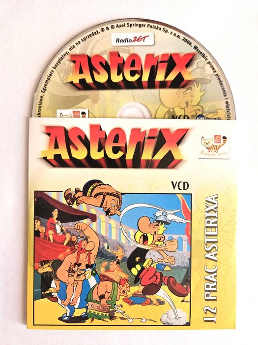 Asterix. 12 prac Asterixa VCD - BDB