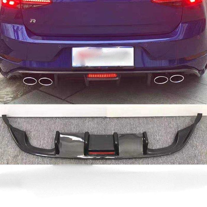 Карбоновий дифузор на Golf 7