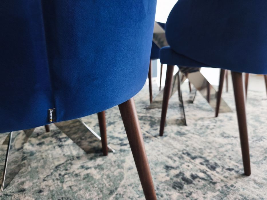 Mesa Vidro LasKasas 8 Cadeirões