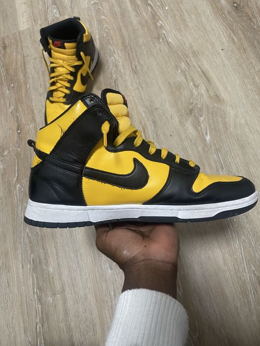 Nike Dunk High Retro « University Gold/Black - White