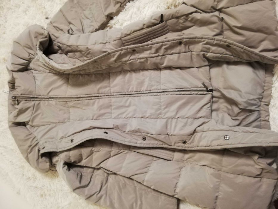 parka puchowa Monnari L 40 płaszcz puchowy Monnari L 40 szara
