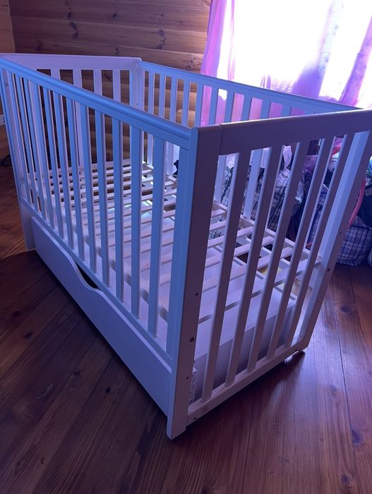 Дитяче ліжечко-маятник З МАТРАСОМ для солодких снів вашого малюка