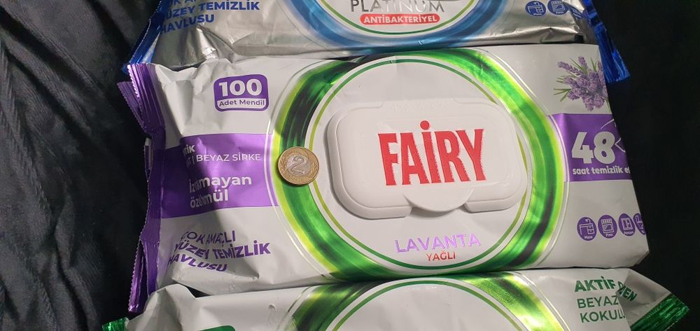 Chusteczki fairy duże 4szt