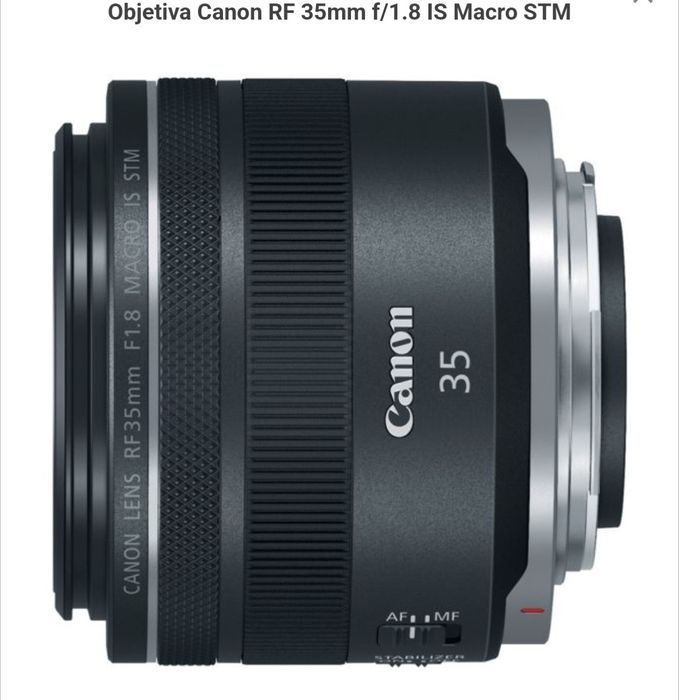 Objetiva Canon RF 35mm f/1.8 IS Macro STM - NOVA nunca usada