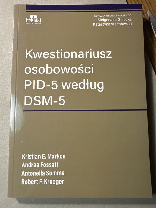 Kwestionariusz osobowości PID-5 według DSM-5
