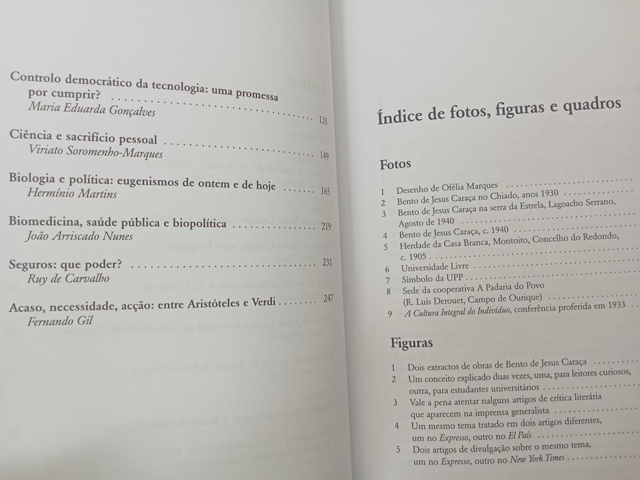 Ciência e Cidadania, Homenagem a Bento de Jesus Caraça