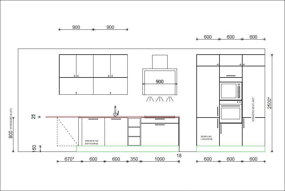 Meble kuchenne ATLAS OKTAWIA – wyprzedaż z ekspozycji