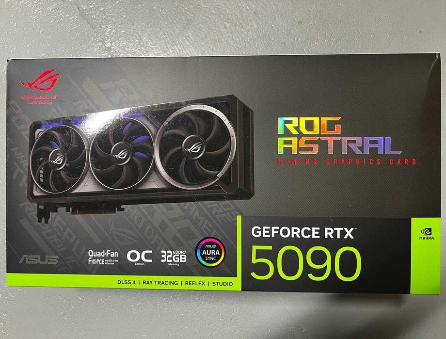 Відеокарта asus rog-astral-rtx5090-o32g-gaming