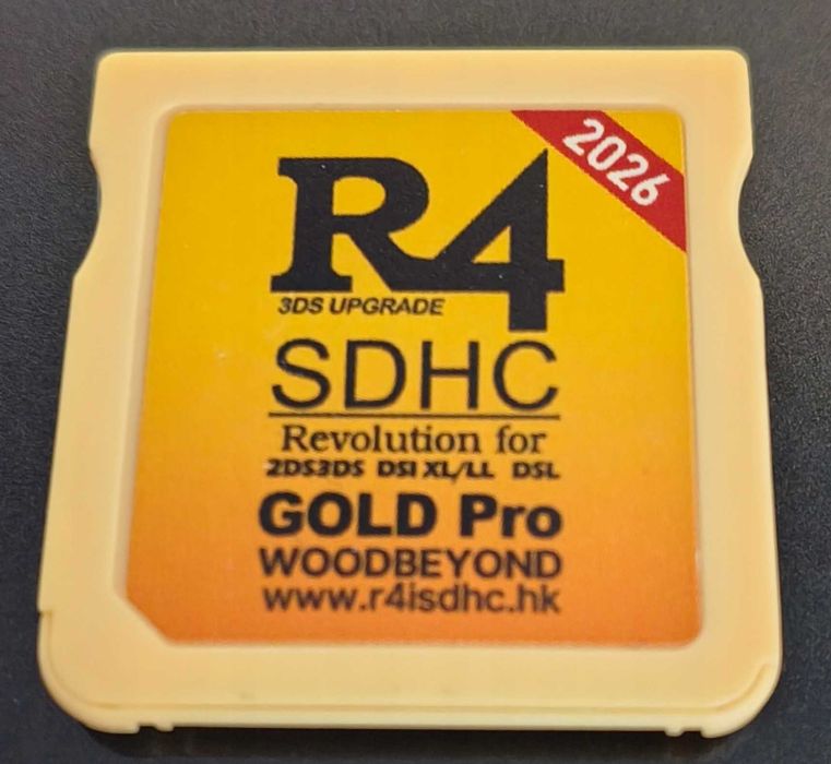 R4 GOLD Wood Pro Nagrywarka Gier 2DS DSi 3DS XL DS Game Boy Ad GBC NES