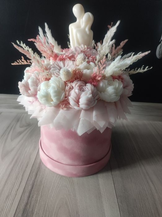 Flower boxy świece sojowe różne okazje