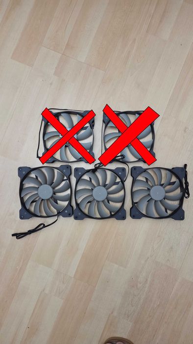 Wentylatory Corsair 3 sztuki nowe