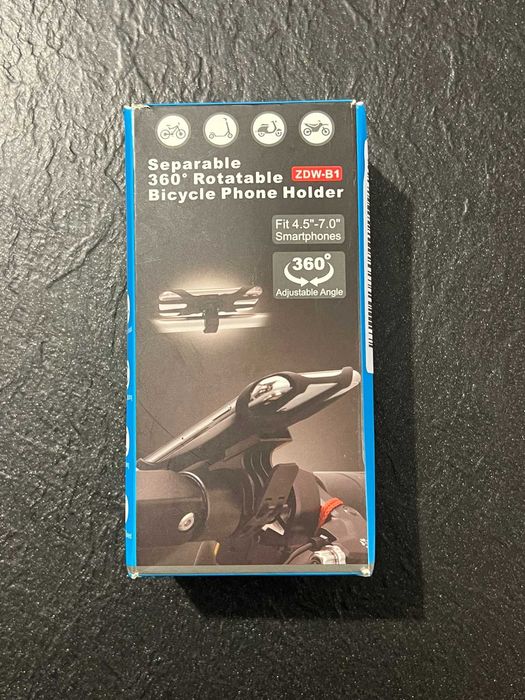 Uchwyt obrotowy 360° na telefon komórkowy do roweru