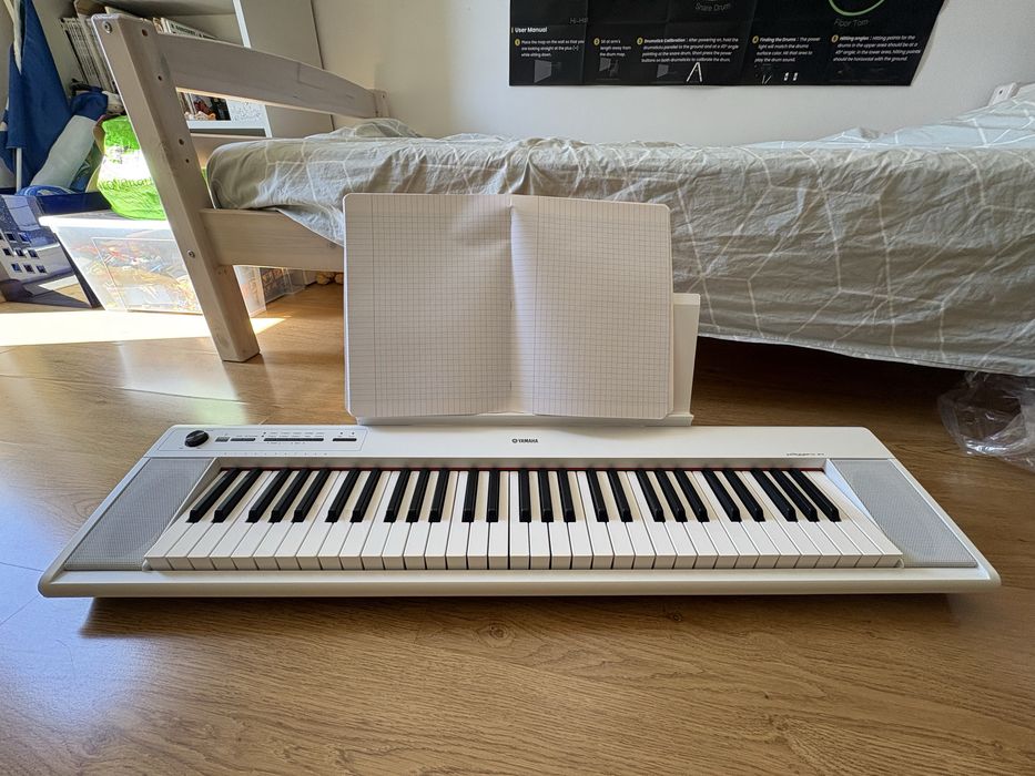 órgão yamaha piaggero np-12wh (portatil)
