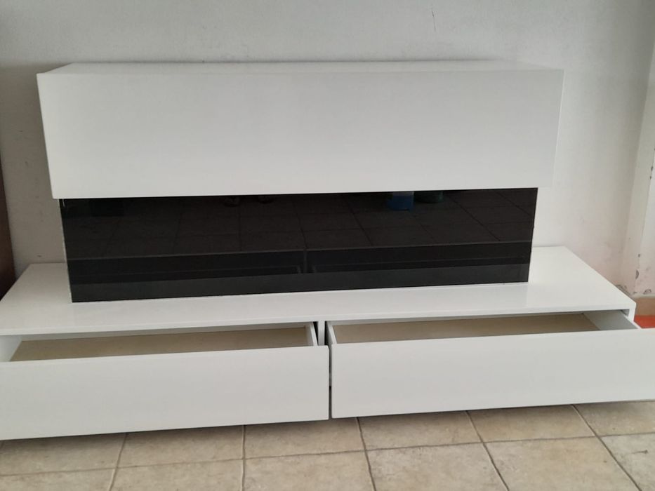 Móveis de Sala Lacados 3 elementos .Baixa de preço.