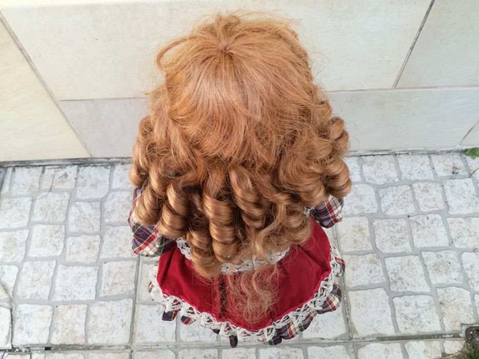 BONECAS, pano/trapos NOVA e porcelana, dama antiga, a partir