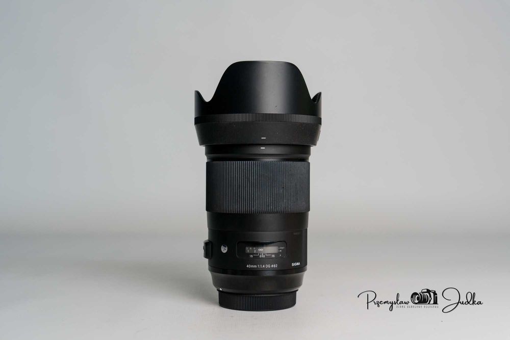 Sigma 40mm f/1.4  Sigma 40/1.4 DG HSM Art Canon EF stan bdb+ | komplet|  faktura
