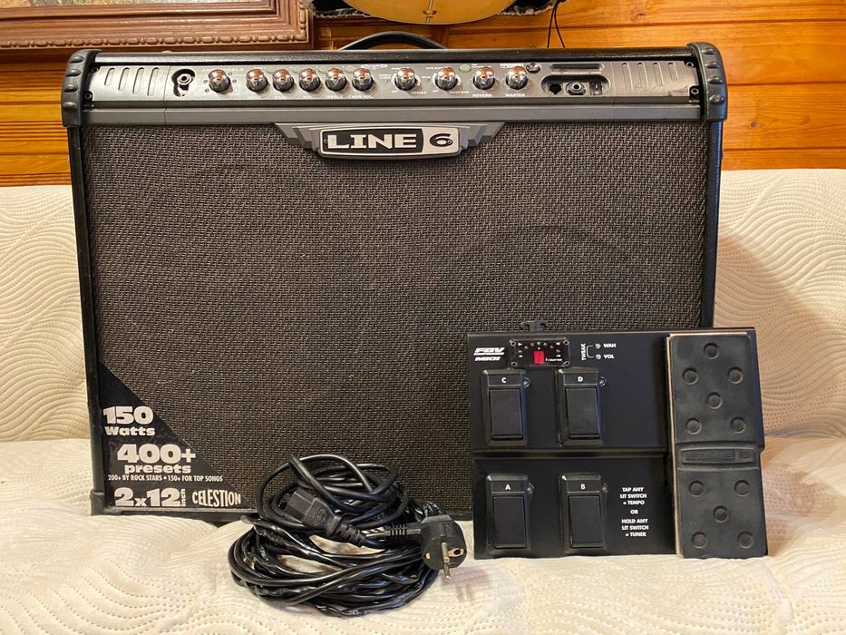 Wzmacniacz Gitarowy Line6 Spider III 150w + Line6 FBV Express MKII