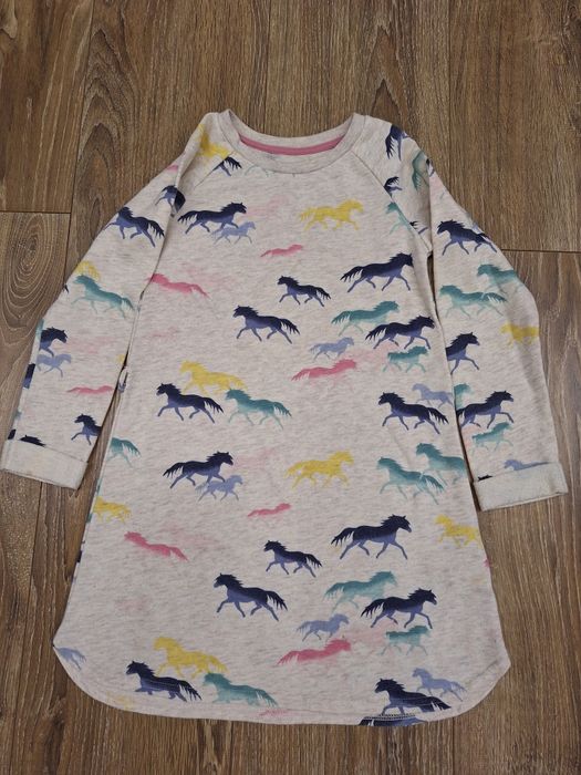 Sukienka w konie H&M rozm.110/116