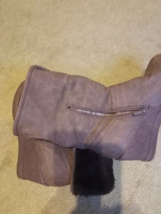 Buty na koturnie ocieplane 37