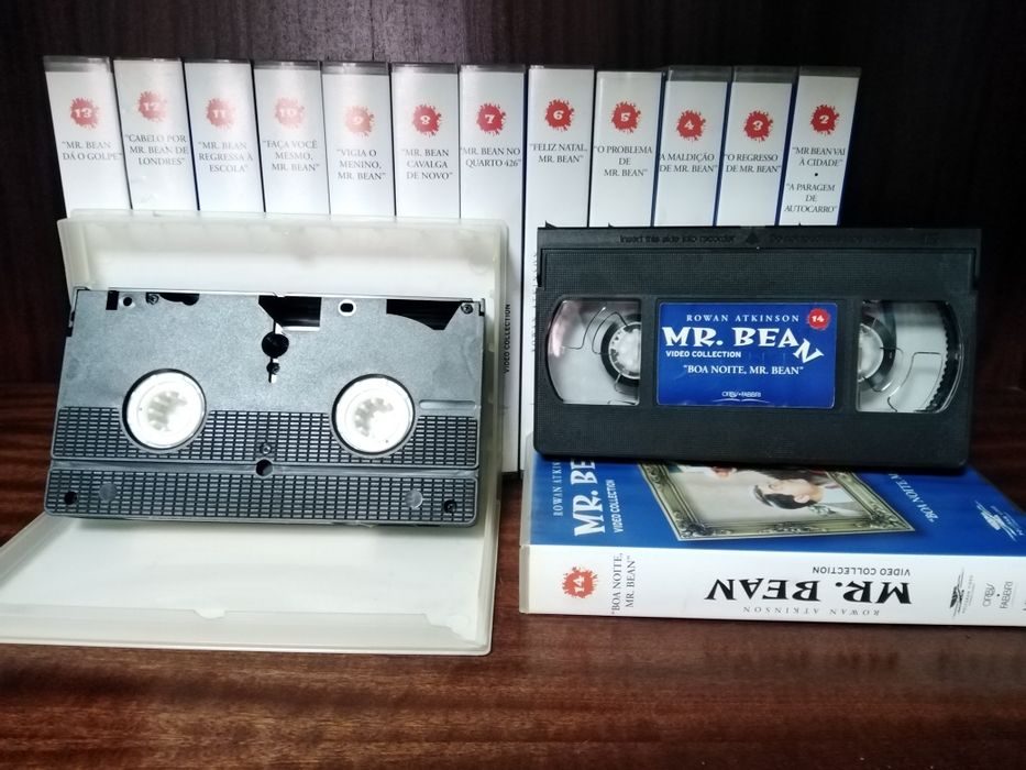 14 Cassetes de Vídeo VHS do Mr. Bean.
