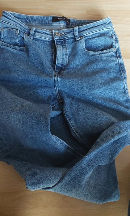Spodnie damskie jeansowe z wysokim stanem, 38 Reserved