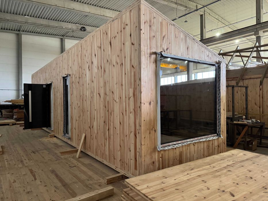 Całoroczny Dom Modułowy z drewna CLT- bez pozwolenia.