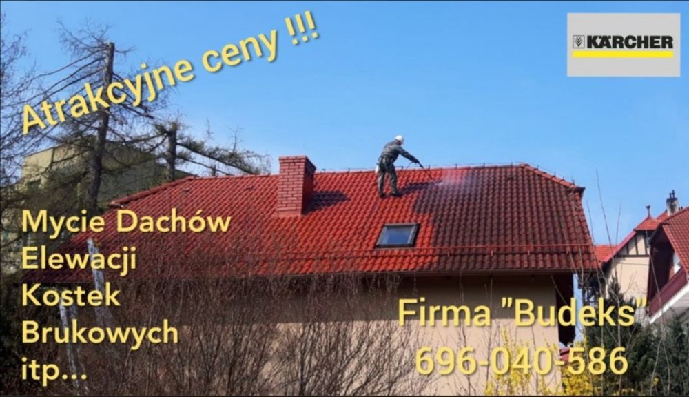 Mycie Dachów, Elewacji, Kostki Brukowej
