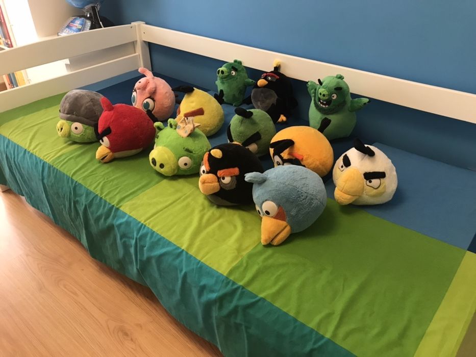 Angry birds - coleção completa peluches Continente