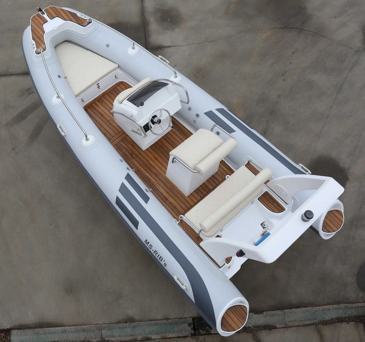 Motorówka, Hypeboat, Łódź, Wędkarska - MS-RIB’s R520B Hypalon