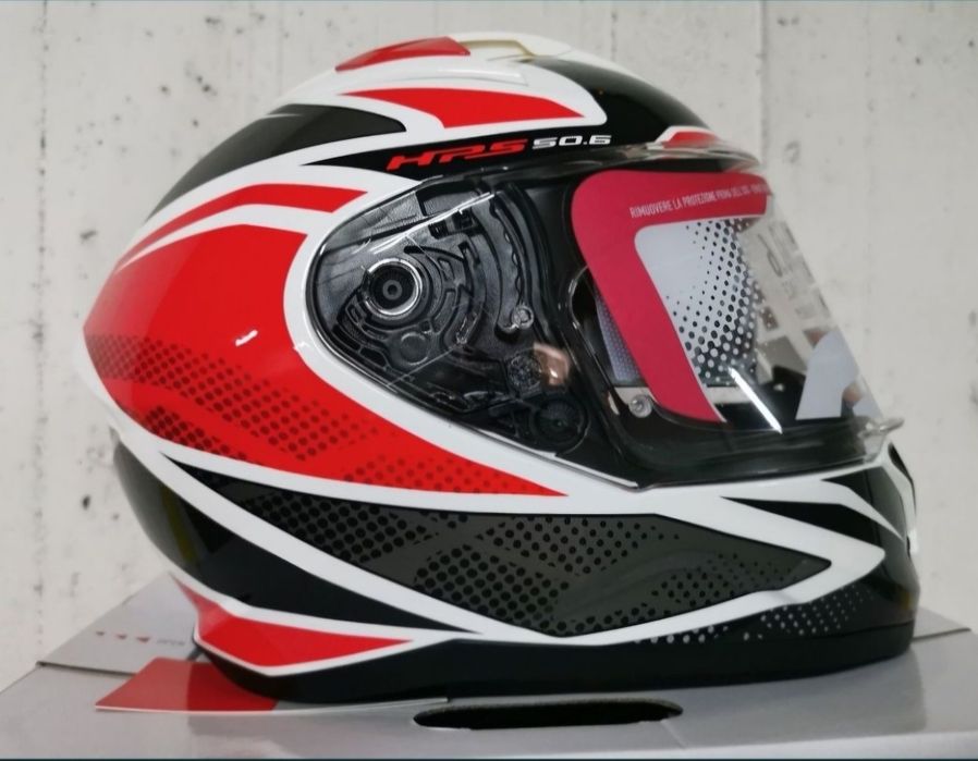 Capacete Integral Givi 50.6 Stoccarda Nero Rosso ( NOVOS )