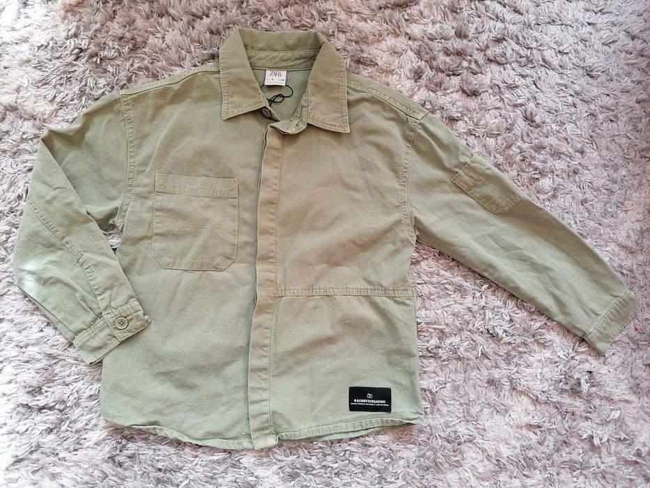 Koszula jeansowa dla dziewczynki rozm. 128 Zara