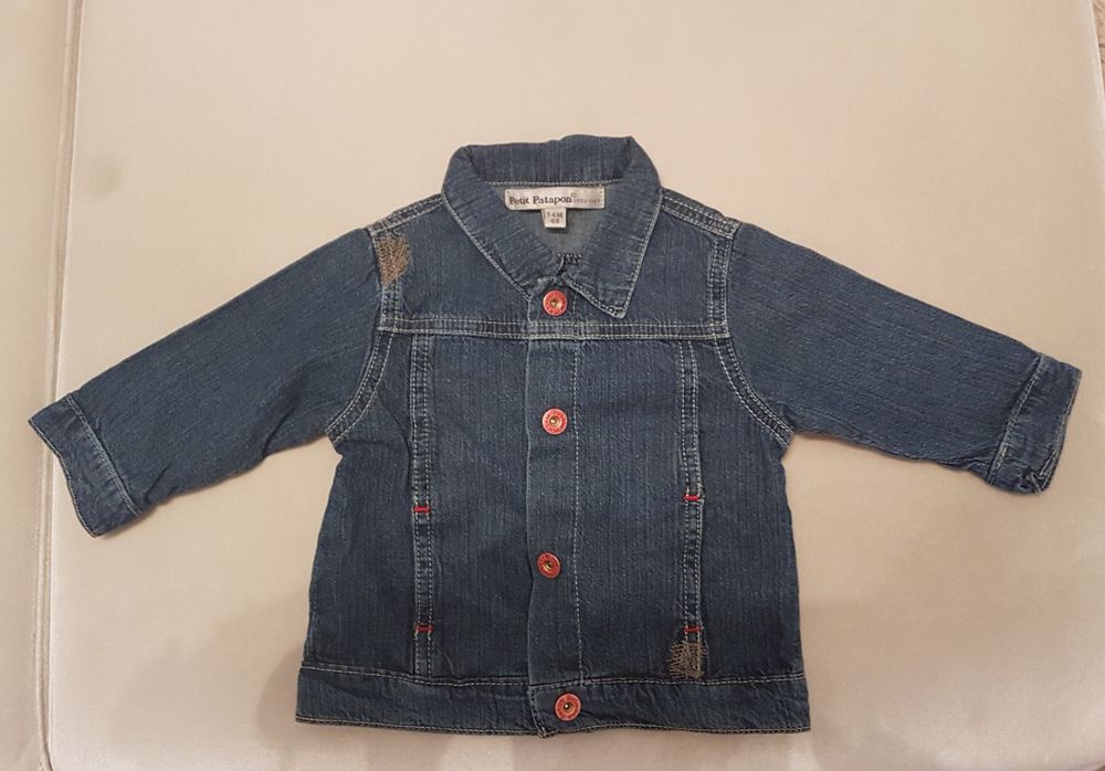 Casaco ganga menina 3/6 meses