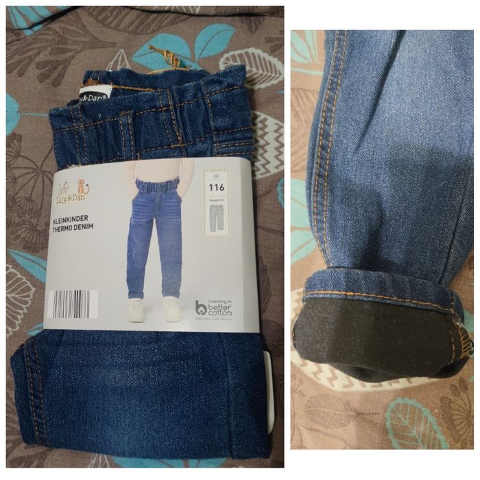 Новые термо джинсы на девочку 110 размер, джинсы Zara, леггинсы, лосины