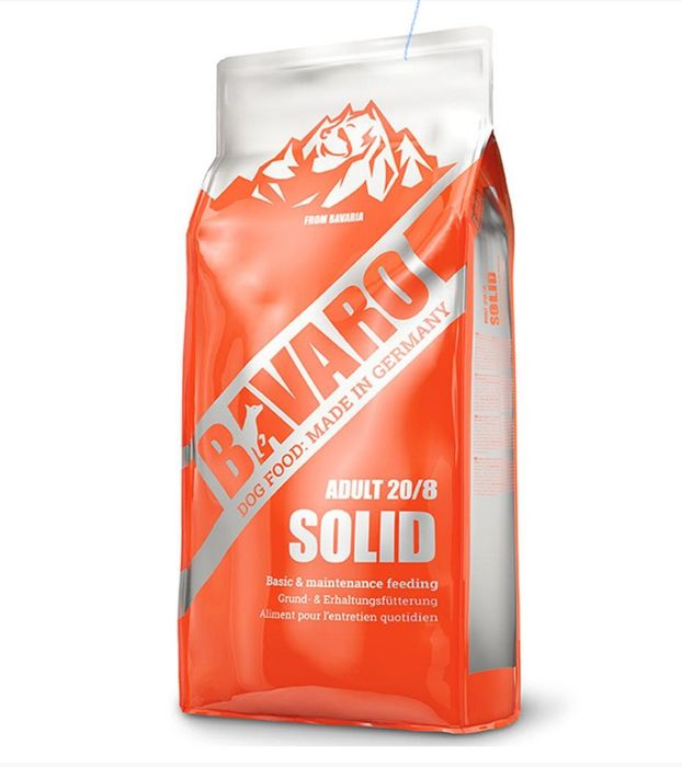 Bavaro Solid 20/8 - сухий корм для дорослих і літніх собак 18 кг