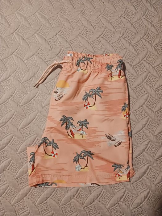 Calções de Praia - Rosa Claro