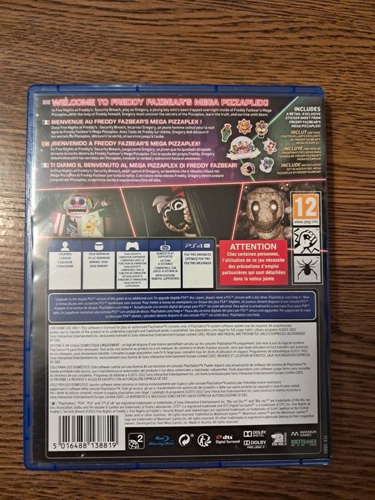 Five Nights at Freddy's: Security Breach Ps4