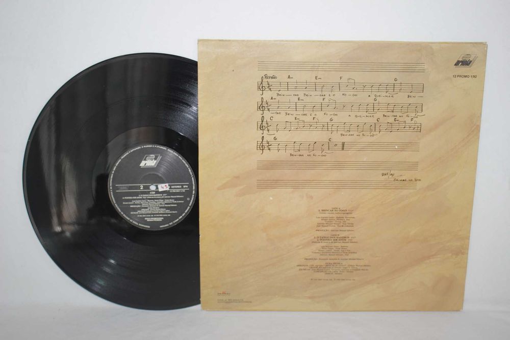 Disco Vinil - UHF - Brincar no Fogo - Promo 1992