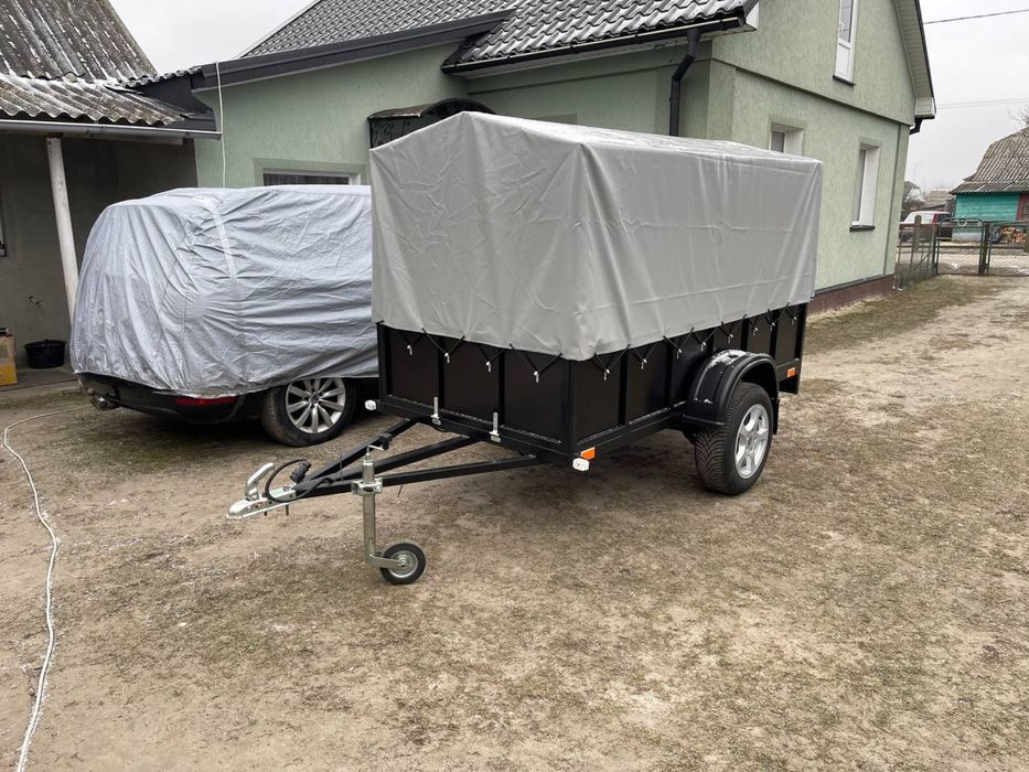 Причеп до автомобіля, саморобний усилений, з документами на власника!