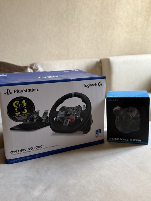 Logitech G29 + Shifter(КПП)