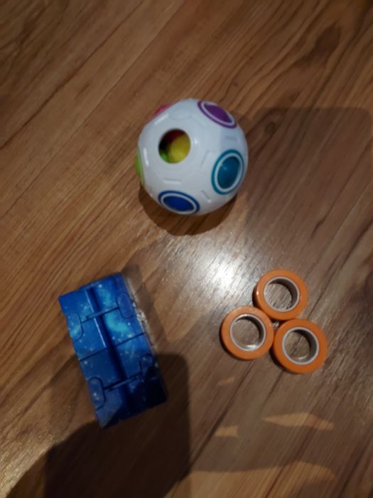 Figet Toys - zestaw - breaker, rings, kostka