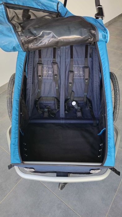 przyczepka Croozer 3w1 Kid Plus For 2 + hamak i podkładki dla dzieci!