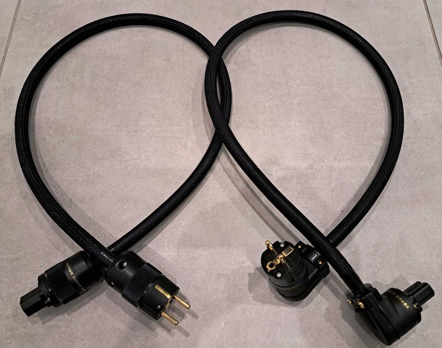 Kabel zasilający Audio Belden USA Hi-End Wtyki Schuko, Proste, Kątowe