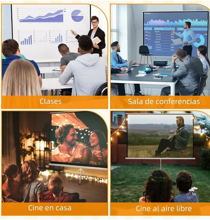 REBAIXA!!!Tela de tripé profissional 244x183cm (L x A)