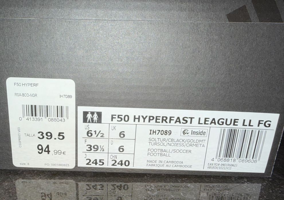 Adidas F50 Hyperfast league