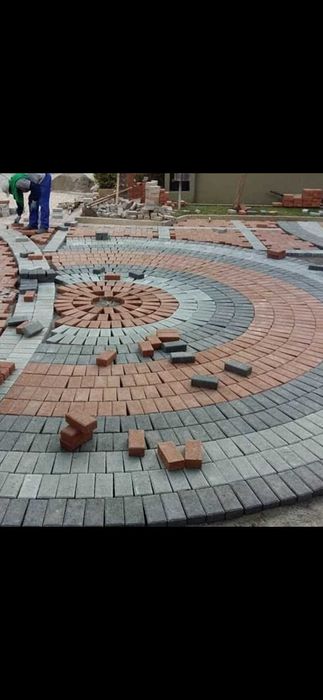 Pavimentação em pavê e lancil
