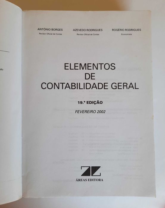 Elementos de Contabilidade Geral